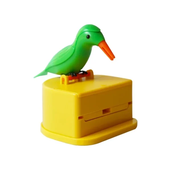 1Pc New Small Bird Toothpick Container Automatic Toothpick Dispenser Toothpick Holder Home Decoration Kitchen Accessories - Image 5