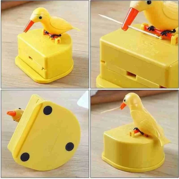 1Pc New Small Bird Toothpick Container Automatic Toothpick Dispenser Toothpick Holder Home Decoration Kitchen Accessories - Image 6