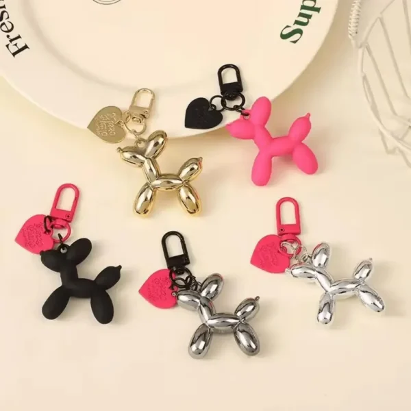 Fashion Keychain Punk Y2K Balloon Dog Keychains For Handbag Backpack Pendant Girl's Car Key Ring Key Chain Accessories - Image 2