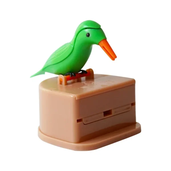 1Pc New Small Bird Toothpick Container Automatic Toothpick Dispenser Toothpick Holder Home Decoration Kitchen Accessories - Image 4